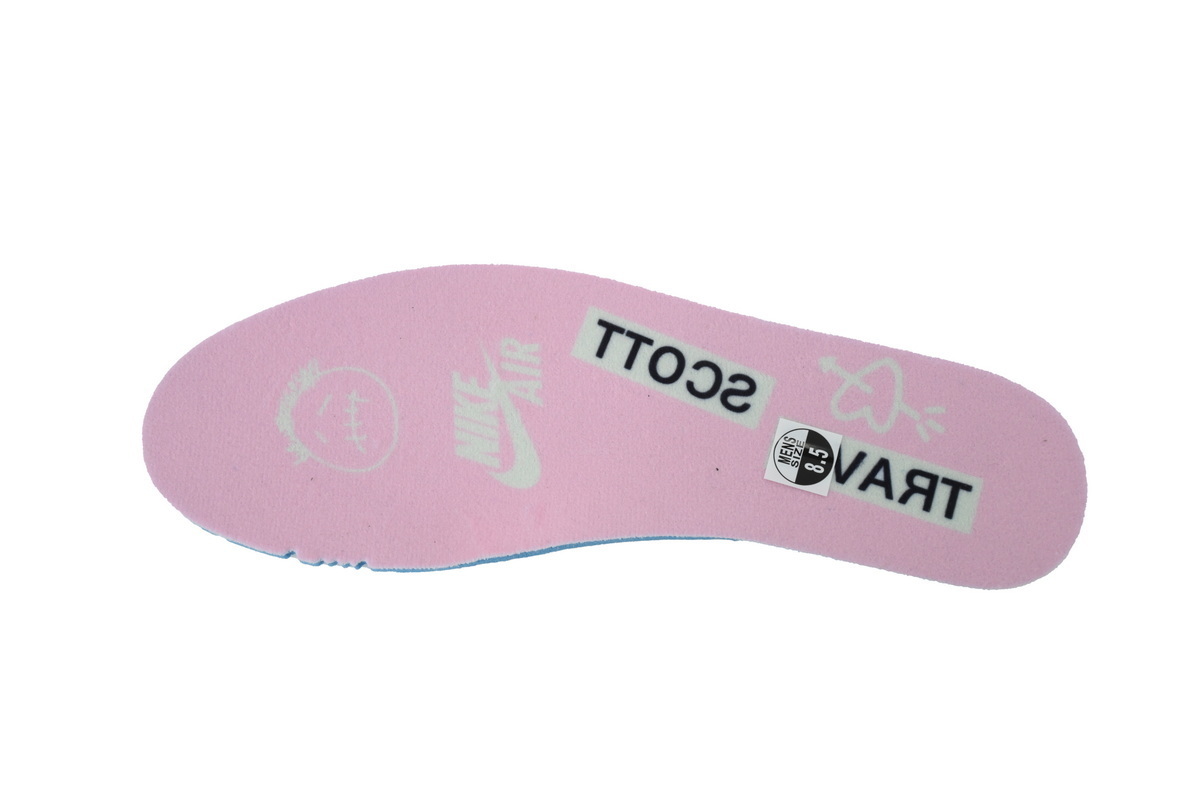 Travis Scott x Air Jordan 1 Retro Low OG Muslin Pink IQ7604-100