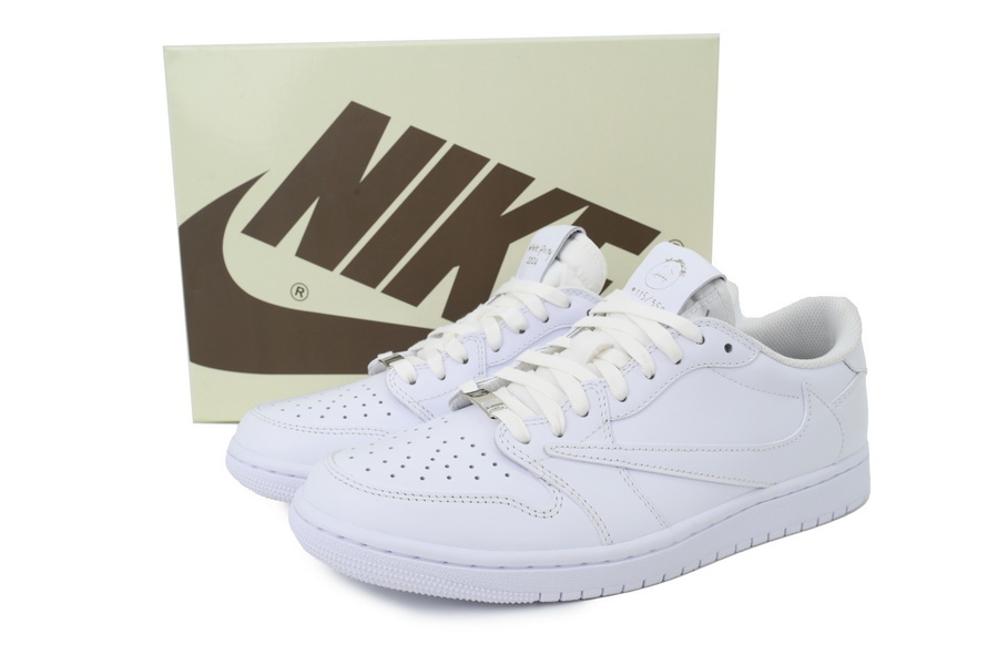 Travis Scott x Air Jordan 1 Retro Low OG SP Michael Rubin White TD1228-111