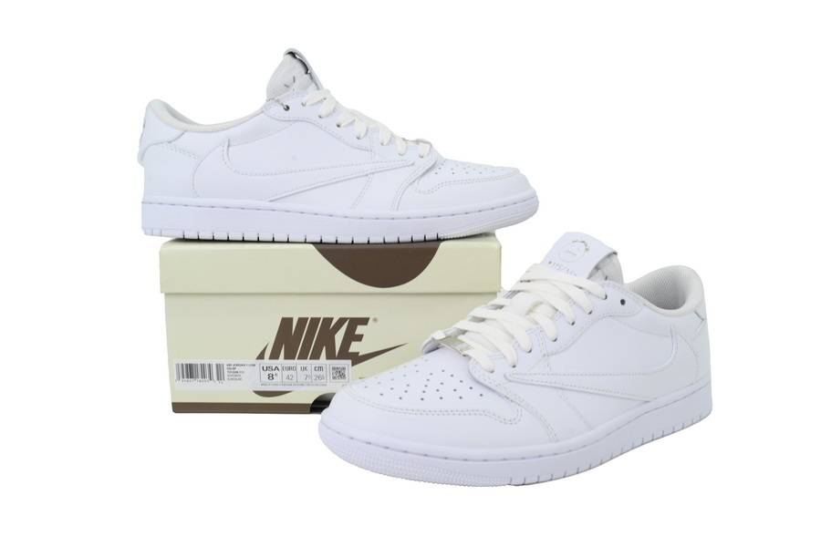 Travis Scott x Air Jordan 1 Retro Low OG SP Michael Rubin White TD1228-111