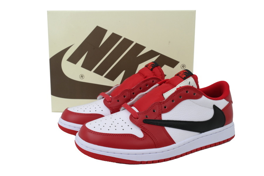 Travis Scott x Air Jordan 1 Retro White Red DM7866-101