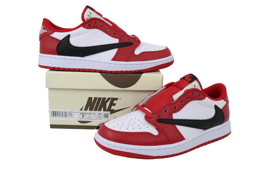Travis Scott x Air Jordan 1 Retro White Red DM7866-101