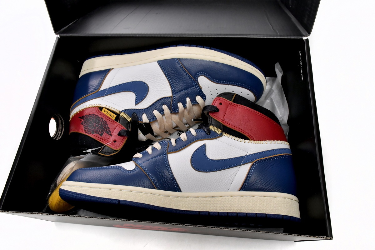 Union X Air Jordan 1 OG Hi Retro Blue Toe BV1300-146