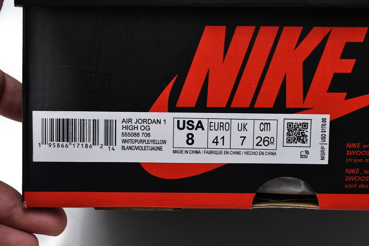 Air Jordan 1 High OG 'Brotherhood' 555088-706