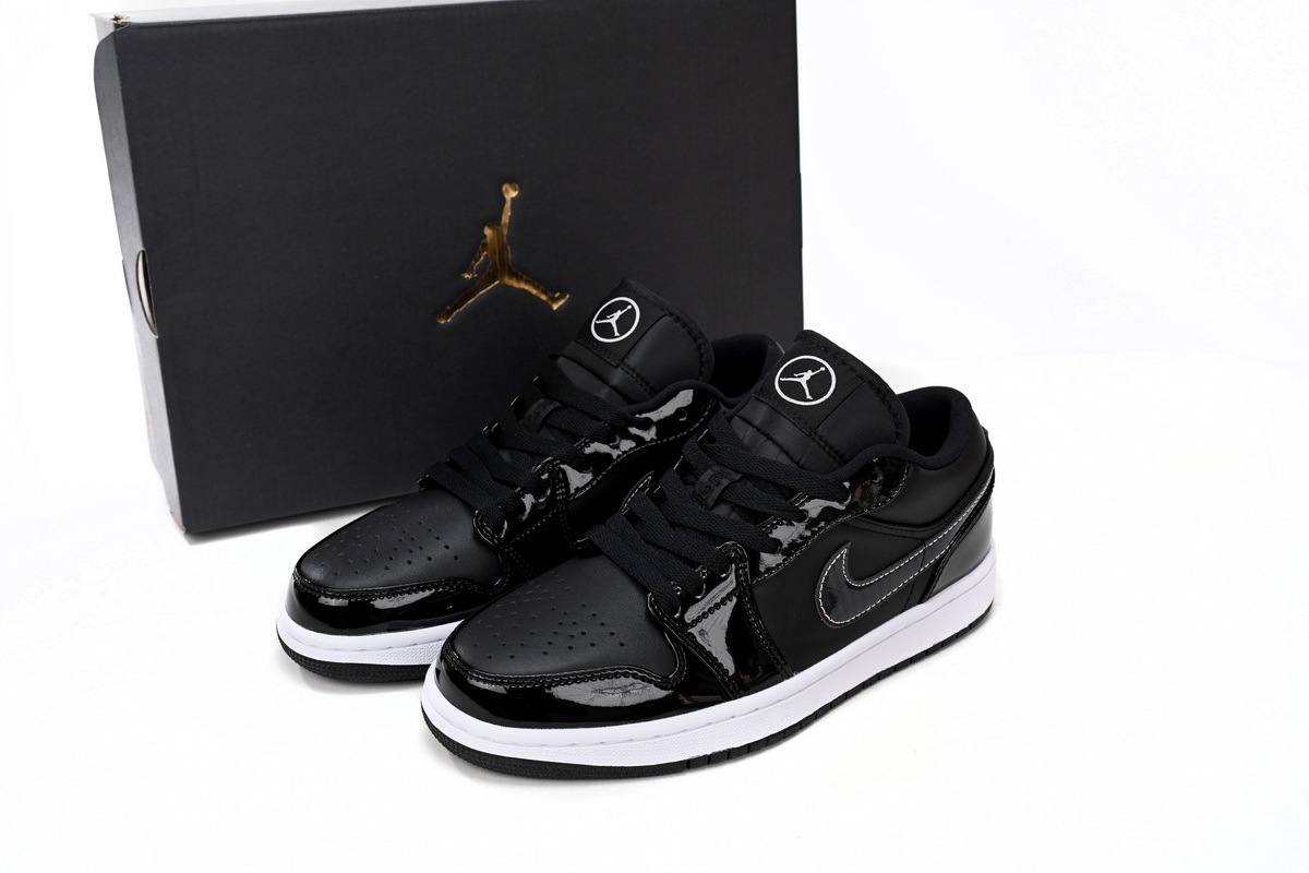 Air Jordan 1 Low 'Black And White' DD1650-001