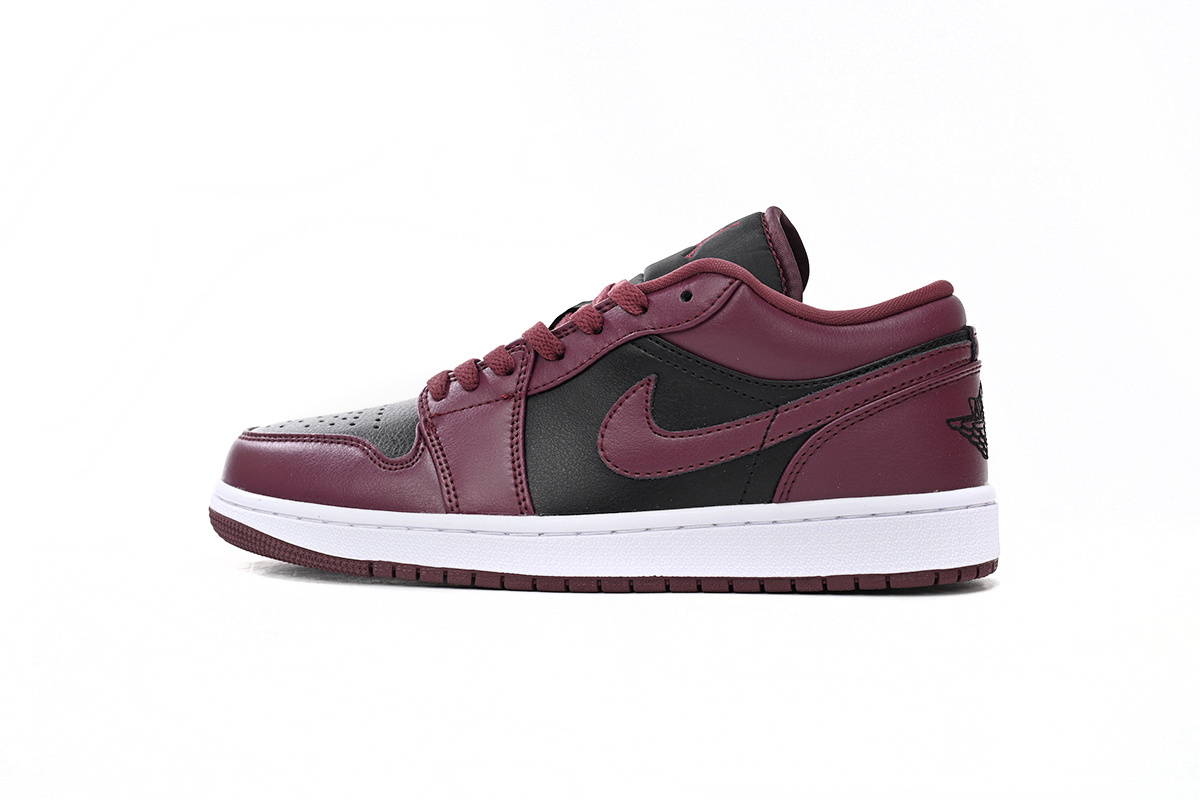 Air Jordan 1 Low 'Black Red' DC0774-006