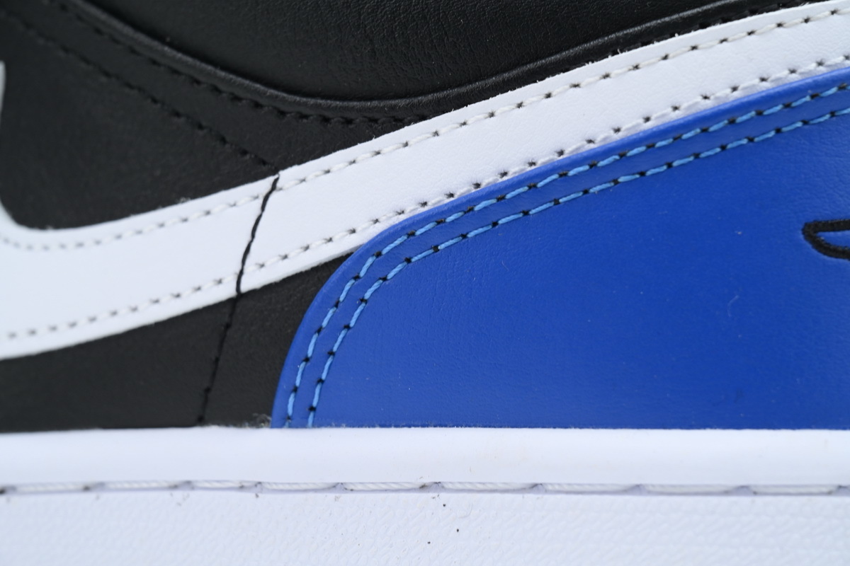 Air Jordan 1 Low 'Black Royal Toe' 553558-042