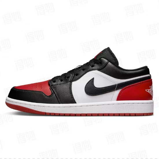 Air Jordan 1 Low 'Bred Toe 2.0' 553558-161