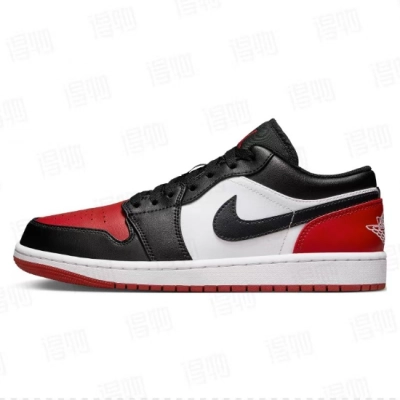 Air Jordan 1 Low 'Bred Toe 2.0' 553558-161 01