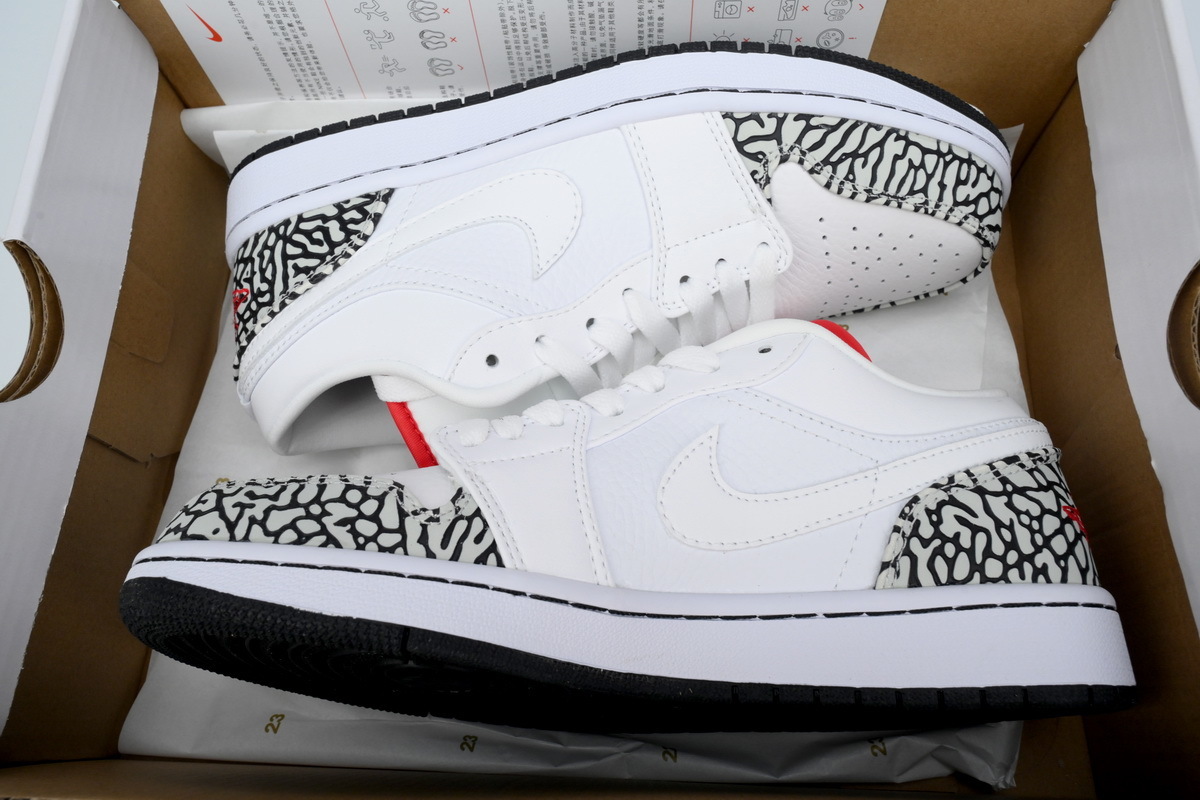 Air Jordan 1 Low 'Cement' 338145-162