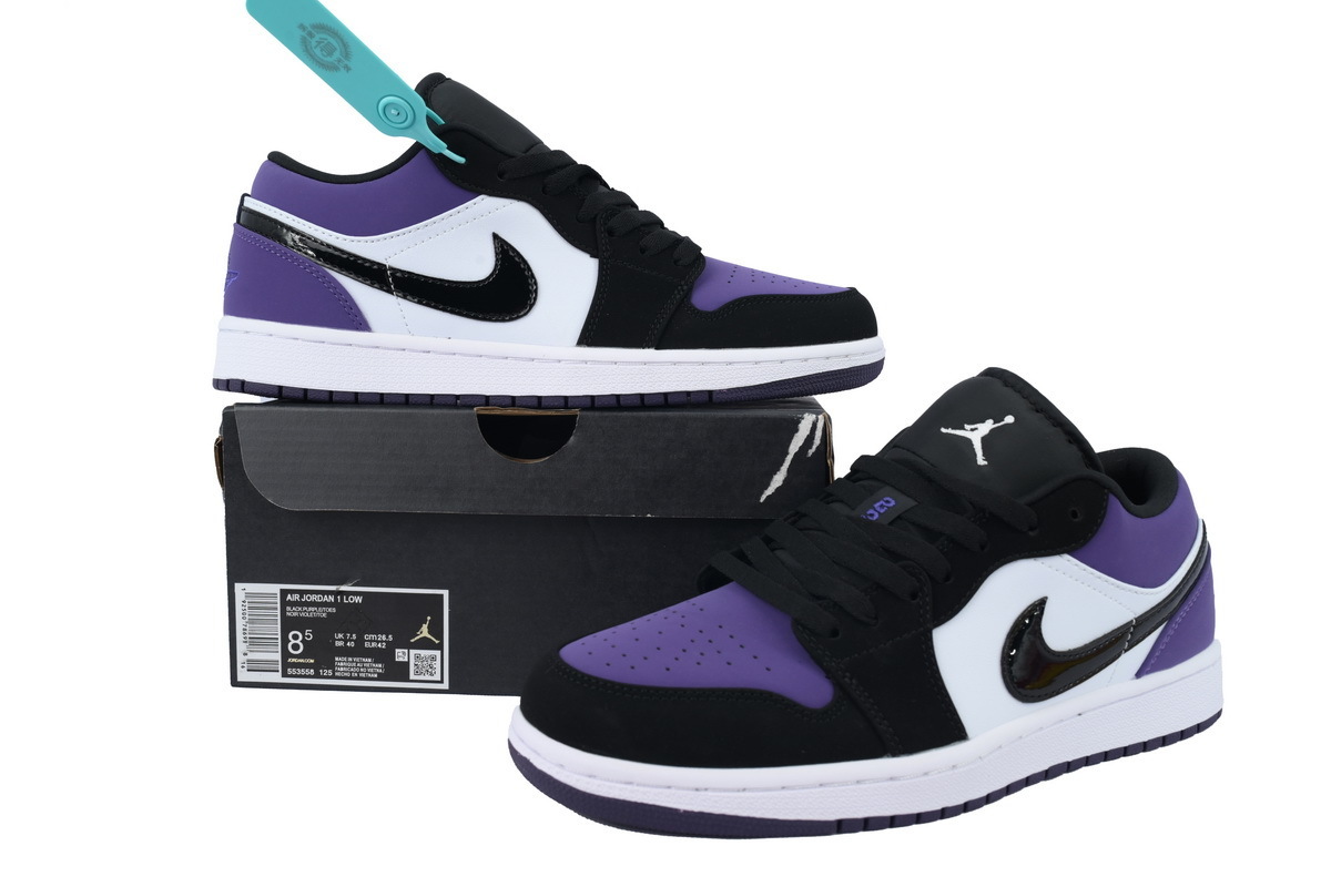 Air Jordan 1 Low 'Court Purple' 553558-125