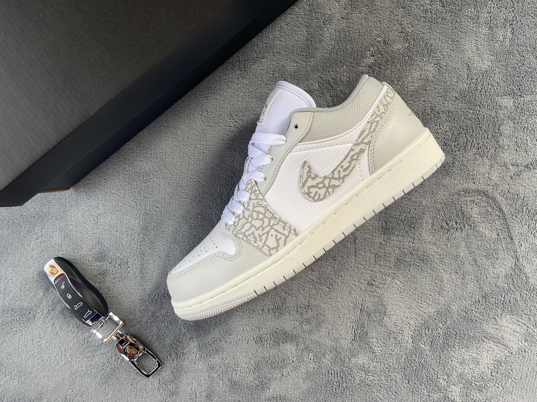 Air Jordan 1 Low 'Elephant Print' DH4269-100