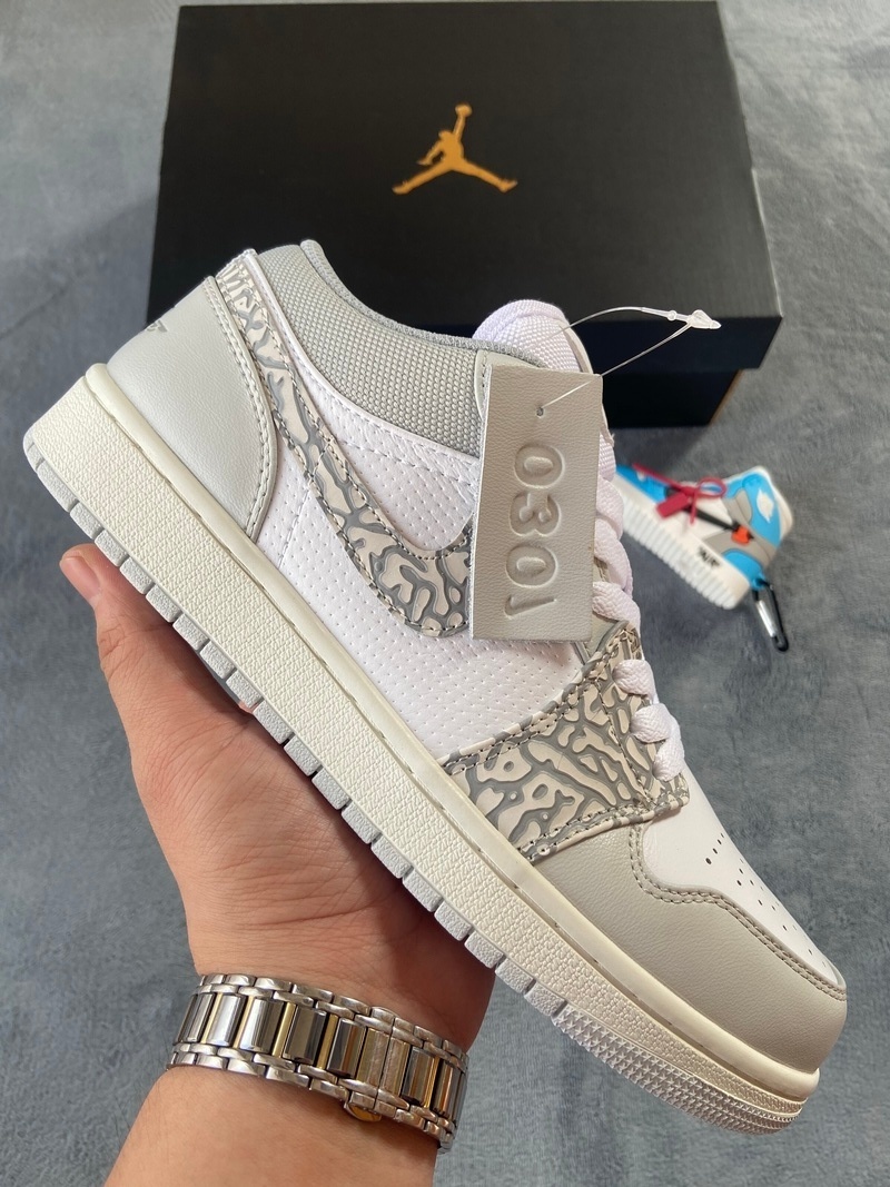 Air Jordan 1 Low 'Elephant Print' DH4269-100