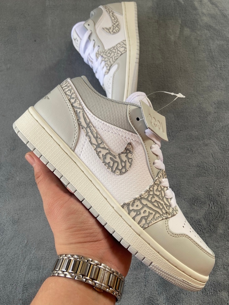 Air Jordan 1 Low 'Elephant Print' DH4269-100