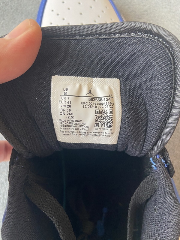 Air Jordan 1 Low 'Game Royal' 553560-124