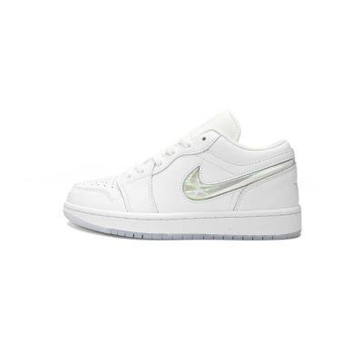 Air Jordan 1 Low 'Glitter Swoosh' FQ9112-100 01