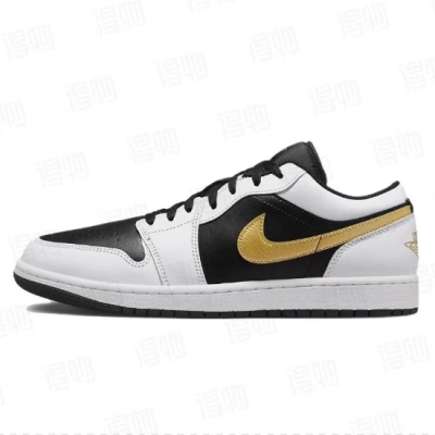 Air Jordan 1 Low 'Gold Swoosh' 553558-172 01
