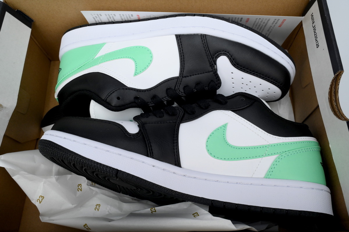 Air Jordan 1 Low 'Green Glow' 553558-131