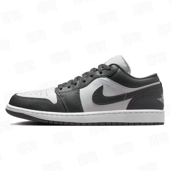 Air Jordan 1 Low 'Grey White' 553558-044