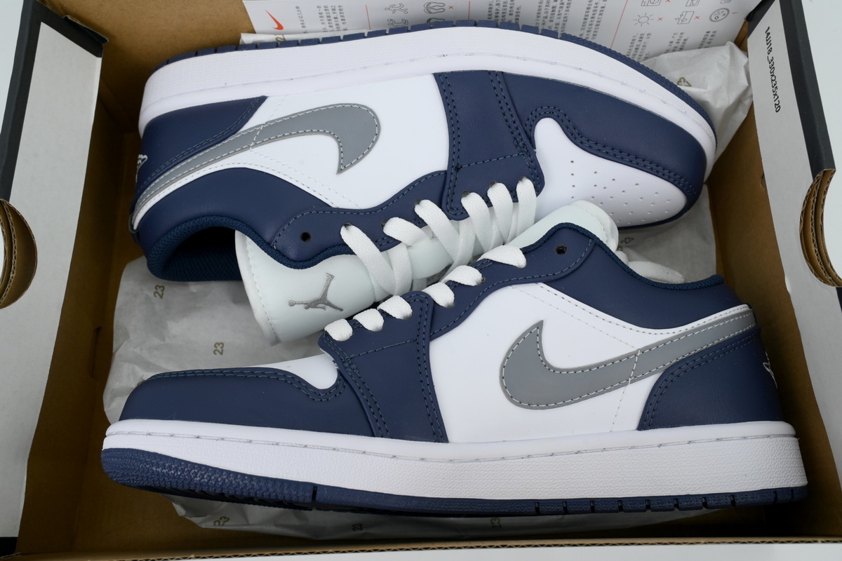 Air Jordan 1 Low 'Midnight Navy' 553558-141