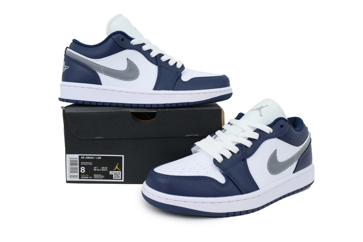 Air Jordan 1 Low 'Midnight Navy' 553558-141
