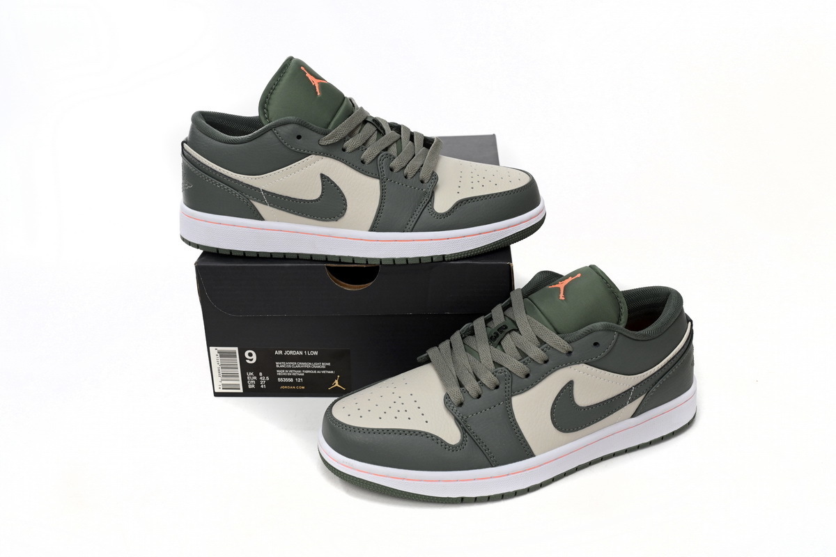 Air Jordan 1 Low 'Paste Green' 553558-121