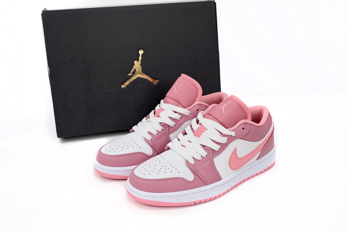 Air Jordan 1 Low 'Pink White' 553560-616
