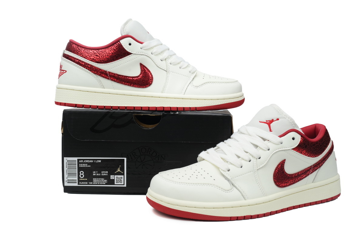 Air Jordan 1 Low 'Ruby' HJ9338-106