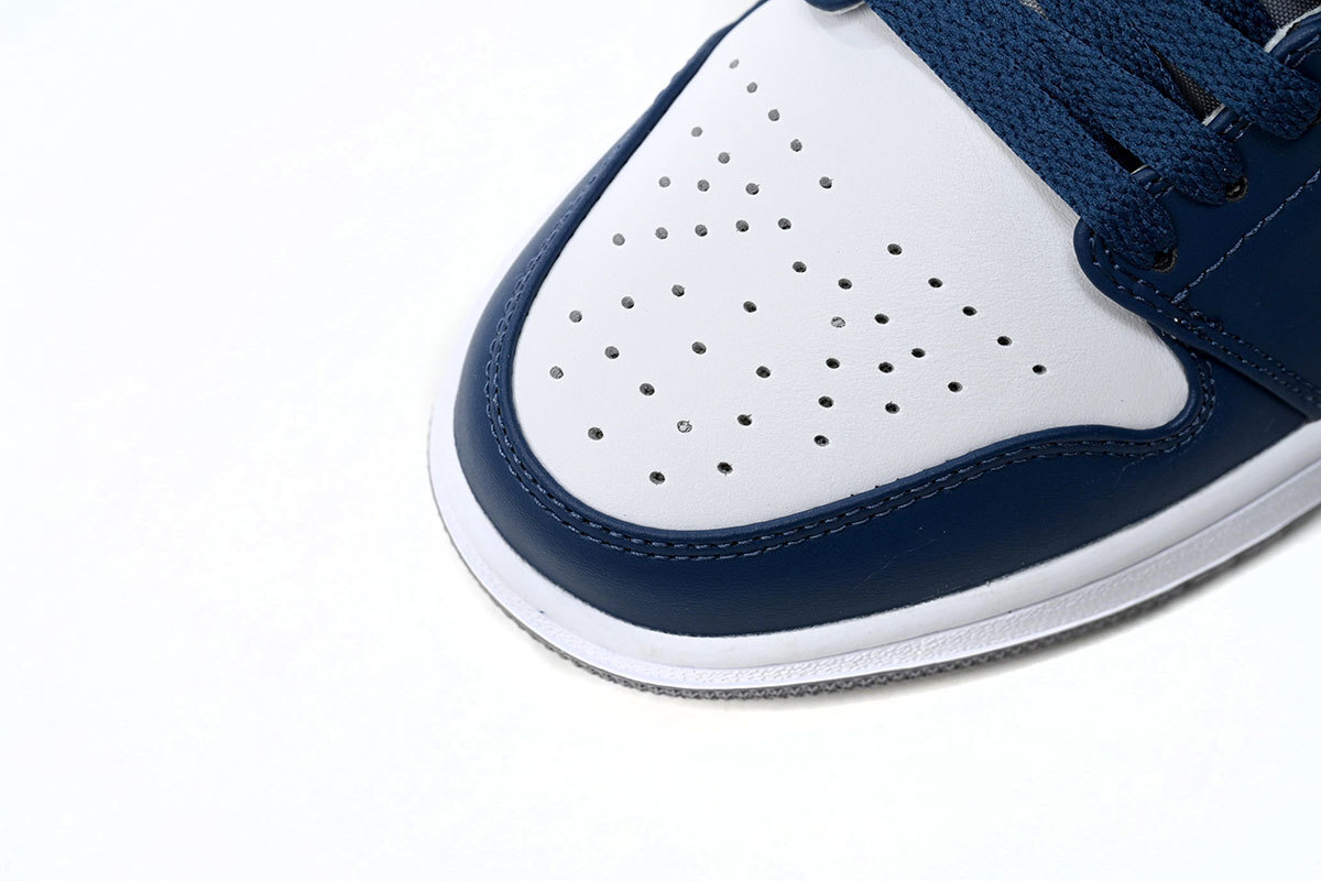 Air Jordan 1 Low 'White Blue' 553558-412