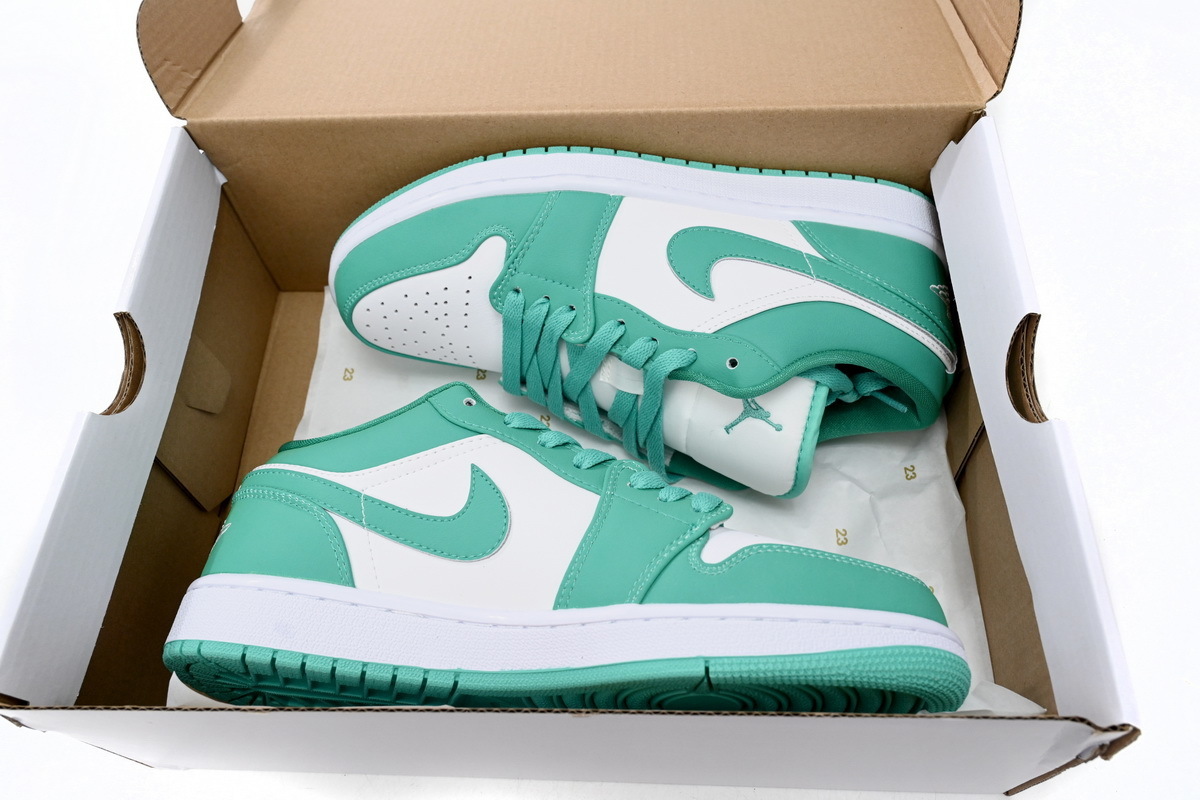 Air Jordan 1 Low 'White Green' DC0774-132