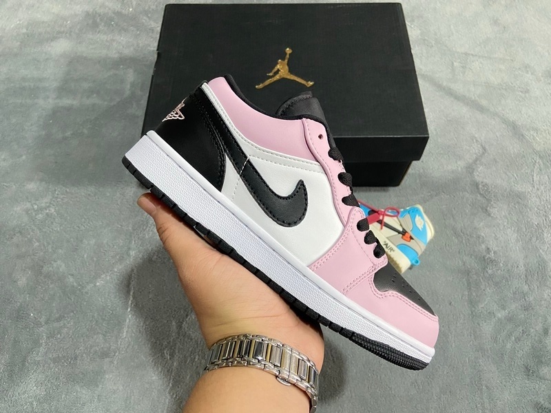 Air Jordan 1 Low 'White Pink' 554723-601