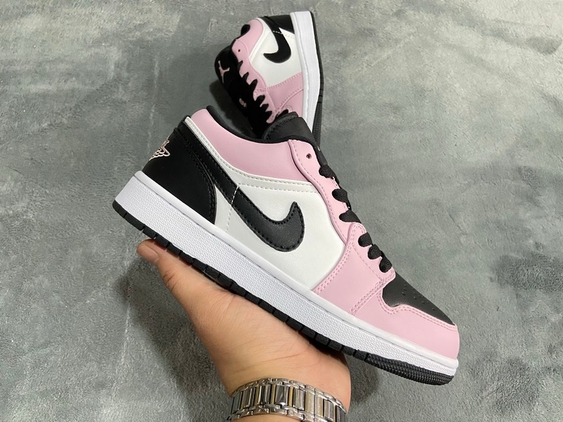 Air Jordan 1 Low 'White Pink' 554723-601
