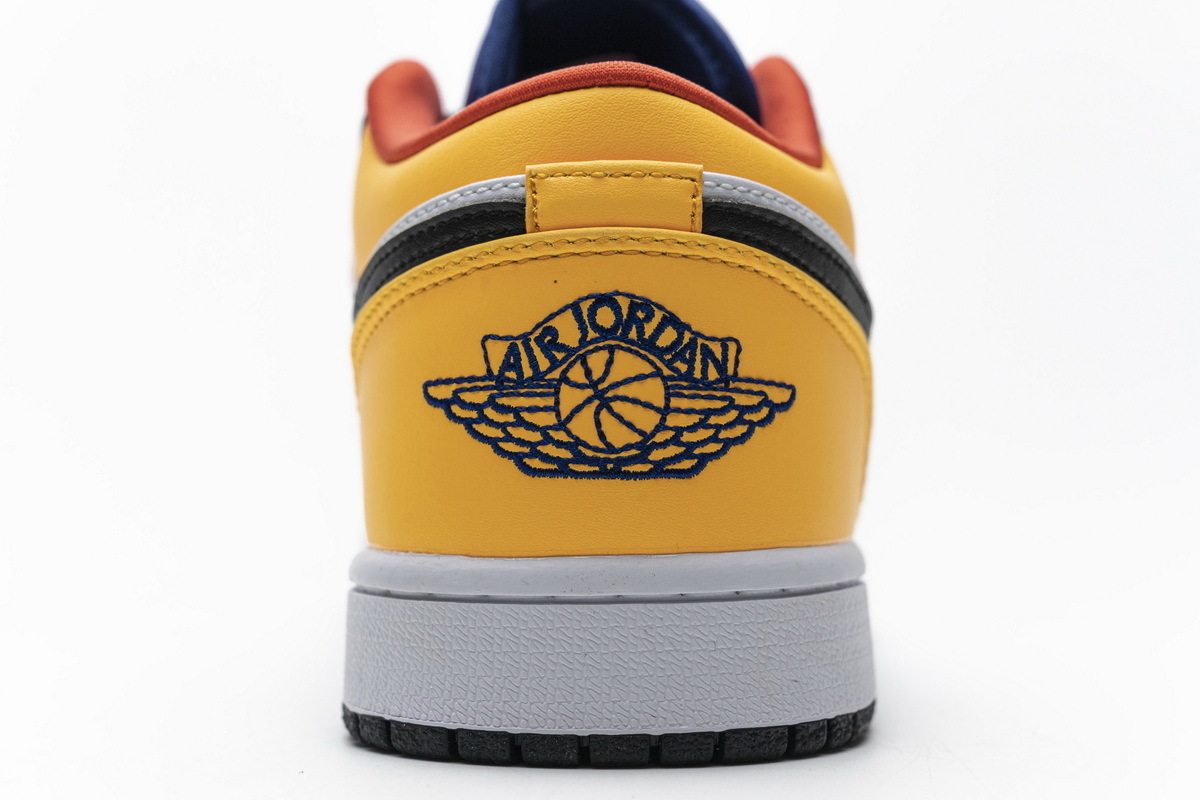 Air Jordan 1 Low 'Yellow Orange' 553558-123