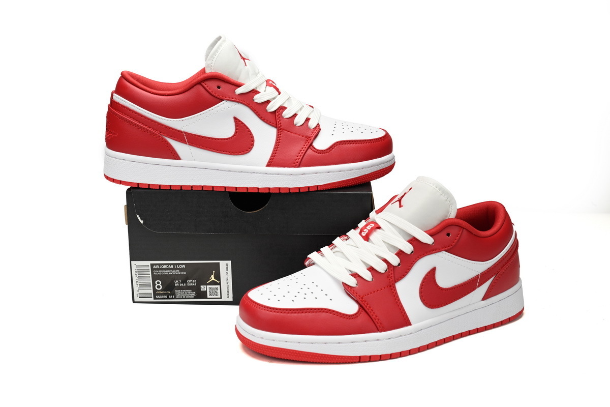 Air Jordan 1 Low GS 'Gym Red' 553560-611
