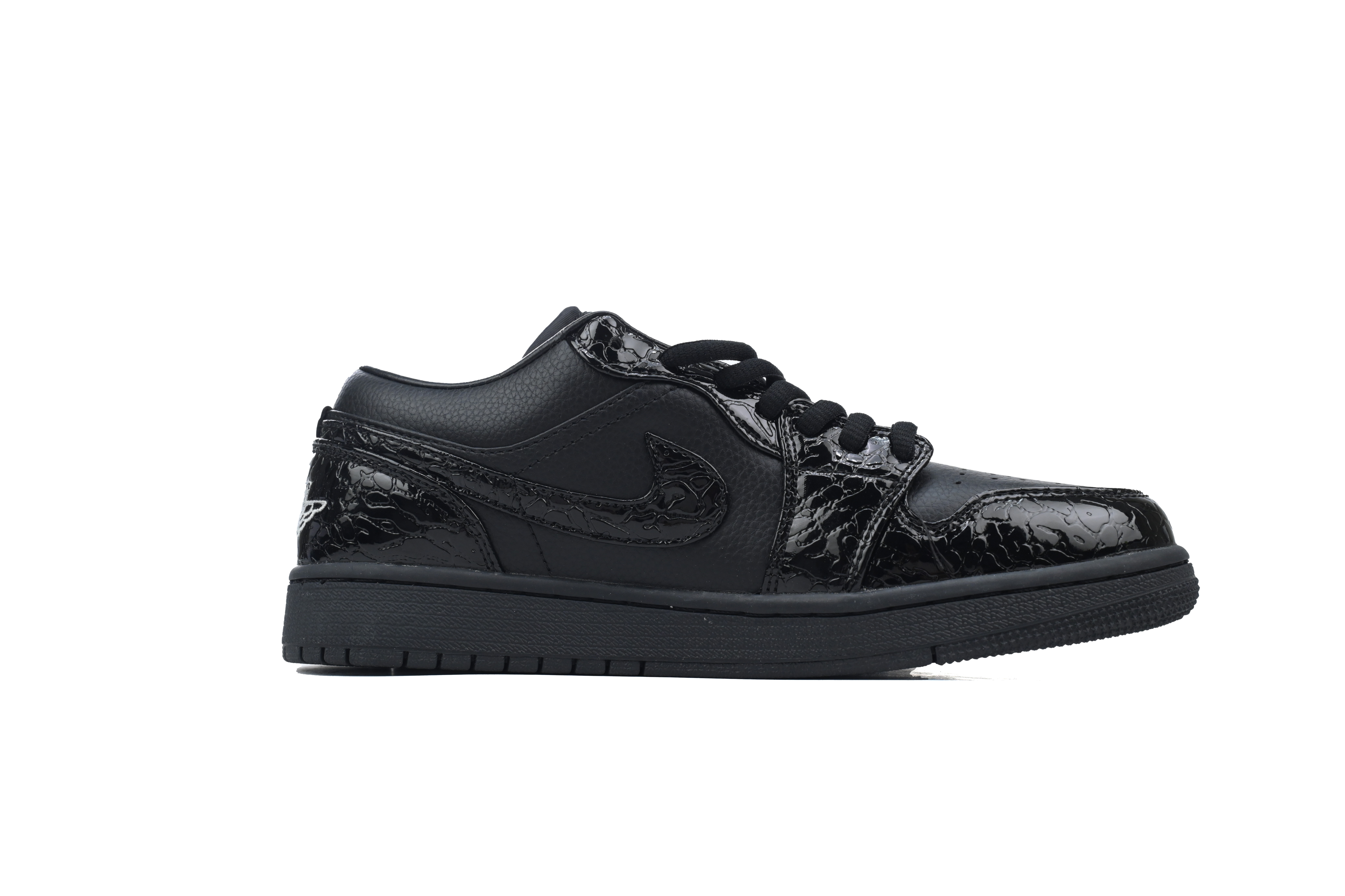 Air Jordan 1 Low SE 'Black Croc' HJ7443-010