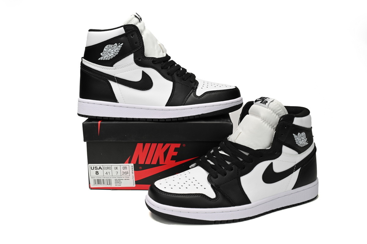 Air Jordan 1 Retro High OG 'Black White' 555088-010