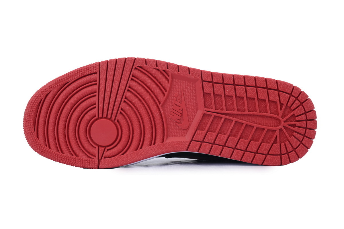 Air Jordan 1 Retro Low OG 'Black Red' 553558-063
