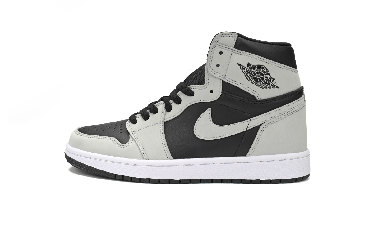Air Jordan 1 Shadow 2.0 'Black Light Smoke Grey' 555088-035
