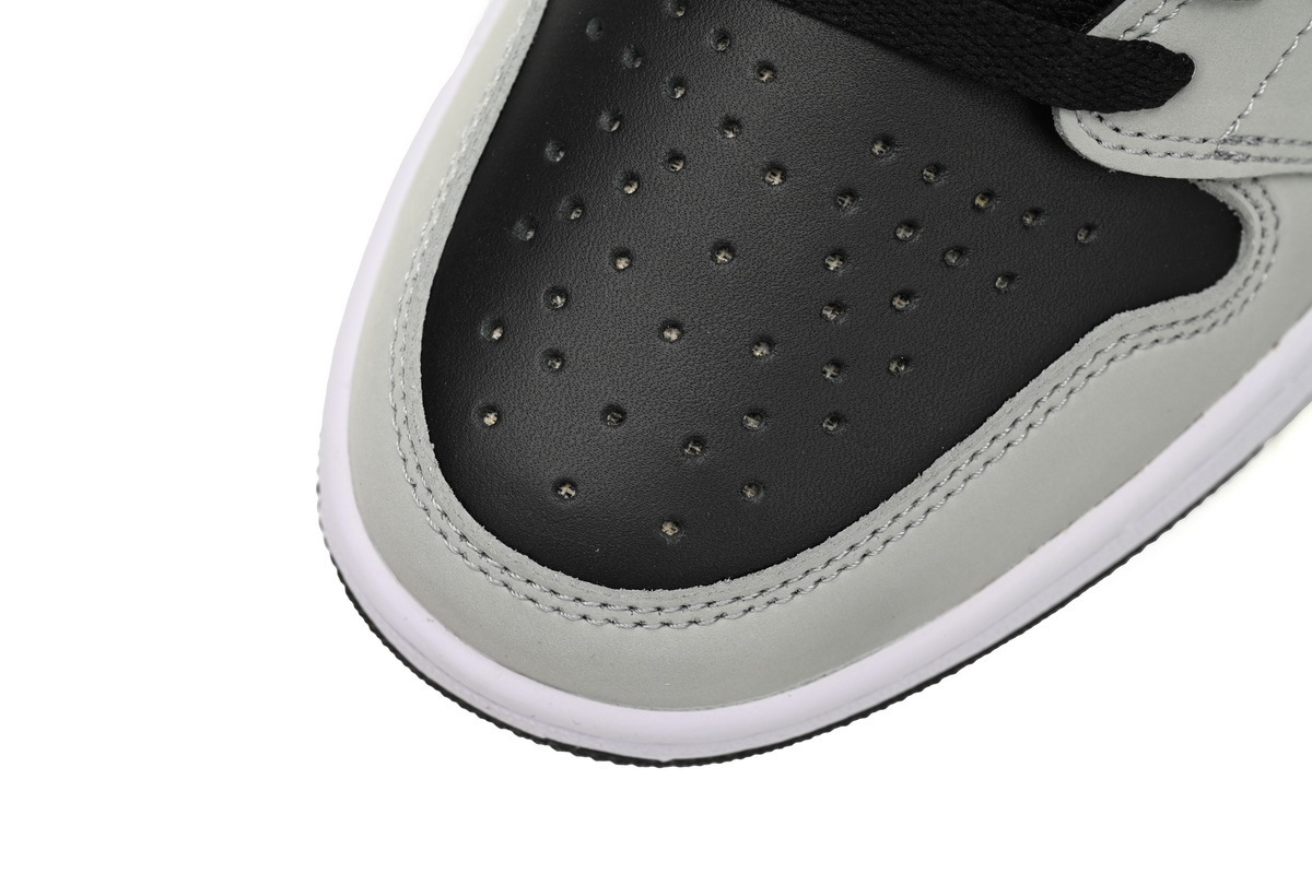 Air Jordan 1 Shadow 2.0 'Black Light Smoke Grey' 555088-035