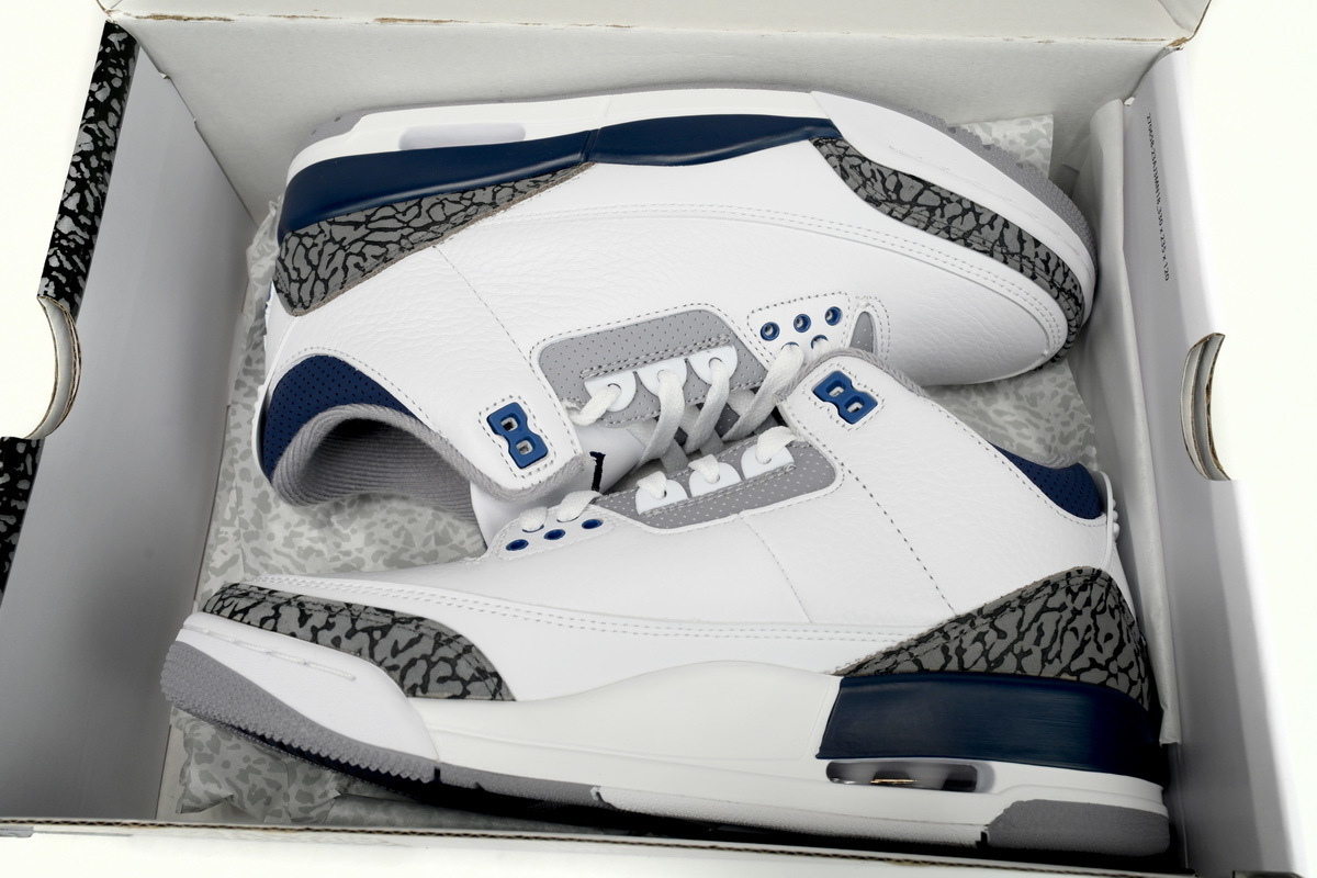 Air Jordan 3 "White Navy Cement" CT8532-140