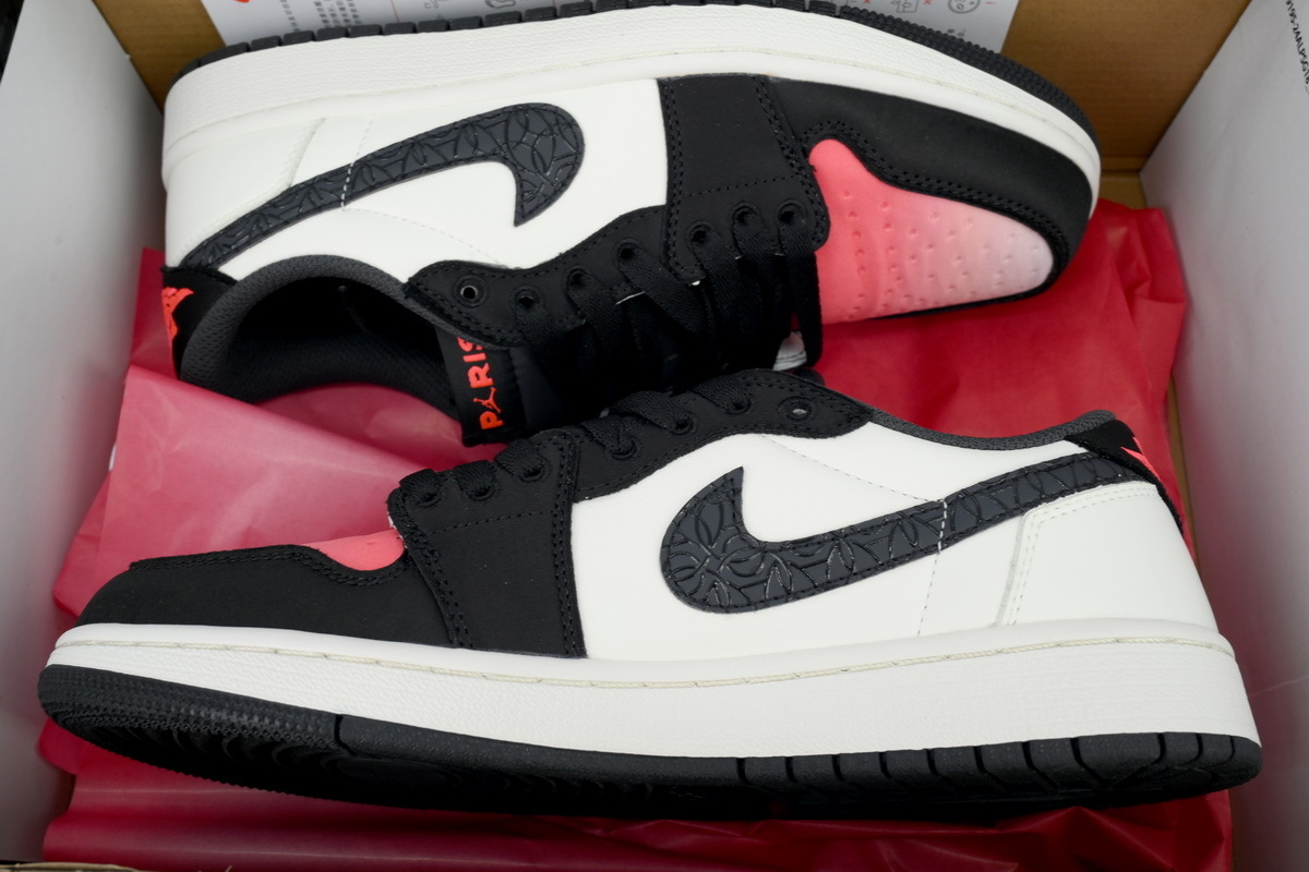 Paris Saint-Germain x Air Jordan 1 Retro Low OG 'Sail Pink Oxford' HF8828-100
