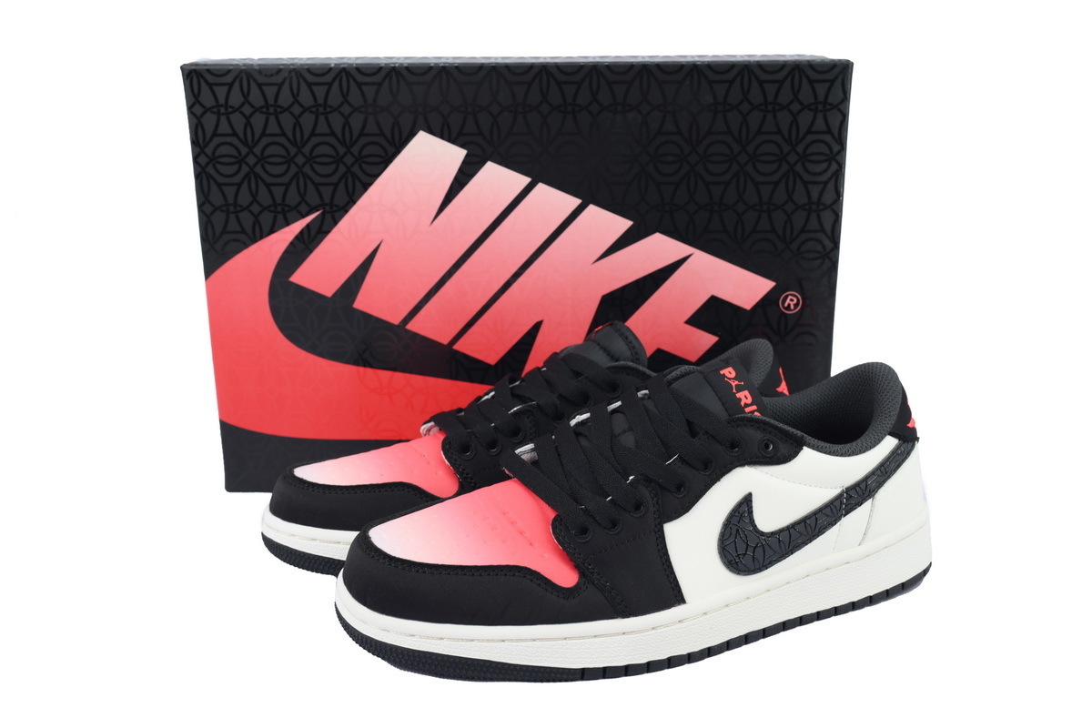 Paris Saint-Germain x Air Jordan 1 Retro Low OG 'Sail Pink Oxford' HF8828-100