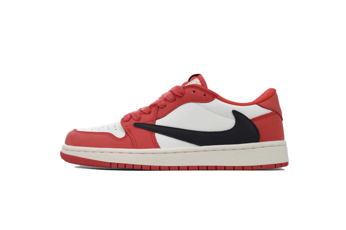 Travis Scott x Air Jordan 1 Low 'Red' DM7688-100