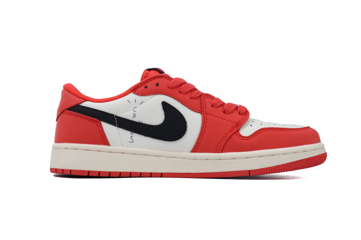 Travis Scott x Air Jordan 1 Low 'Red' DM7688-100