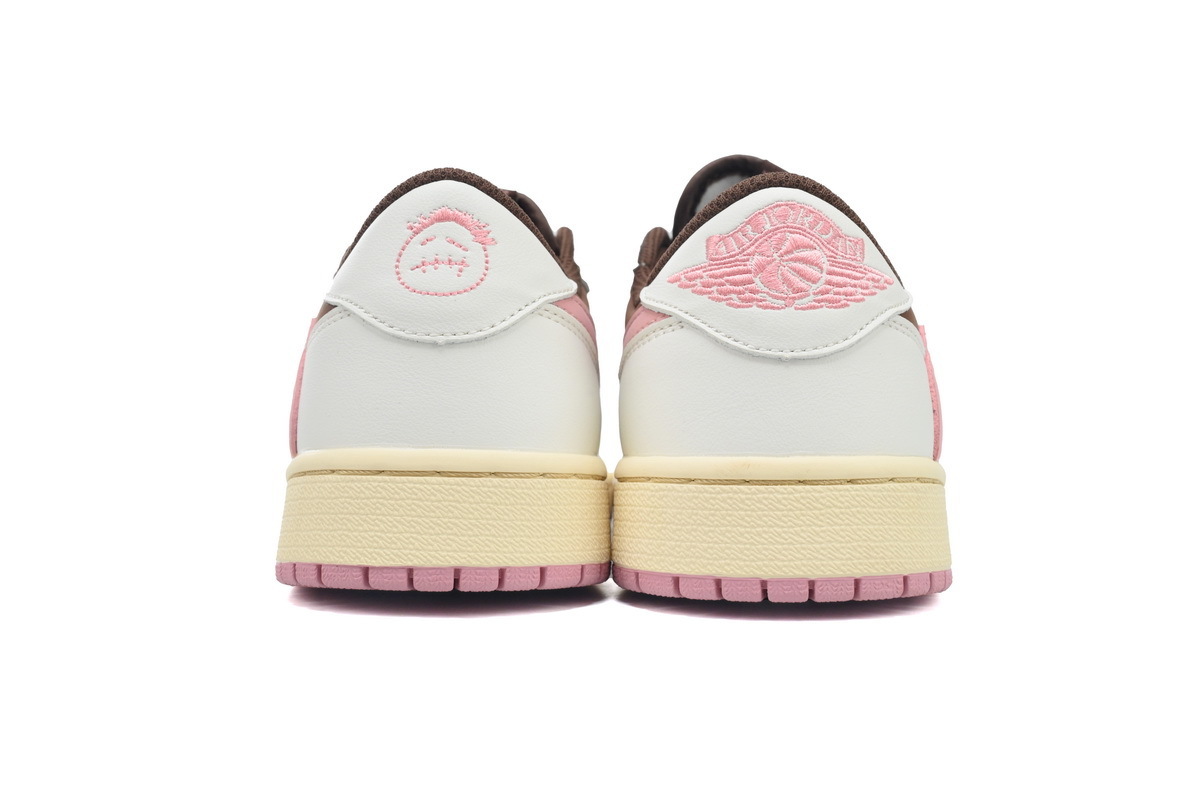 Travis Scott x Air Jordan 1 Low OG SP 'Dark Pony Pink' DZ4137-206
