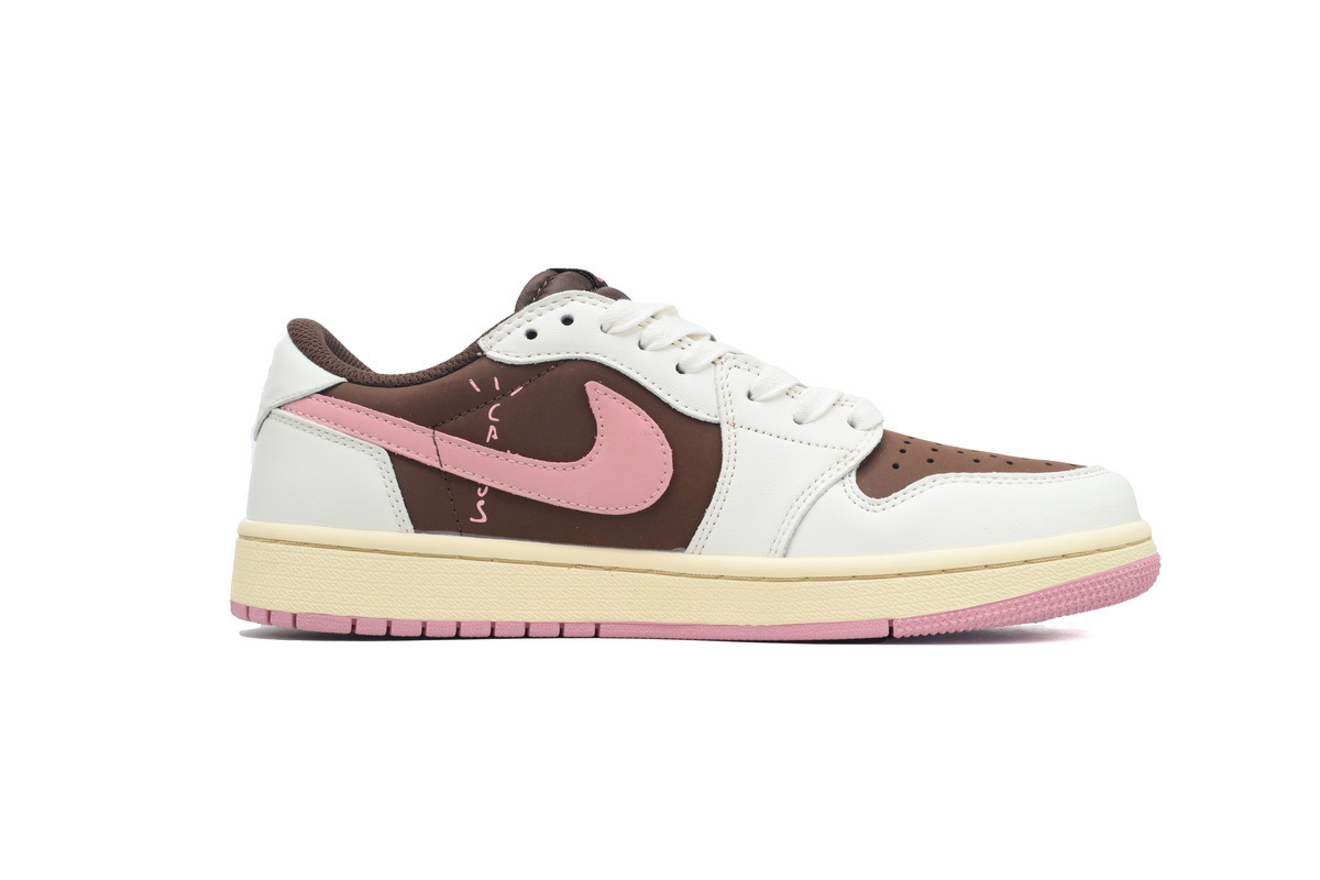 Travis Scott x Air Jordan 1 Low OG SP 'Dark Pony Pink' DZ4137-206