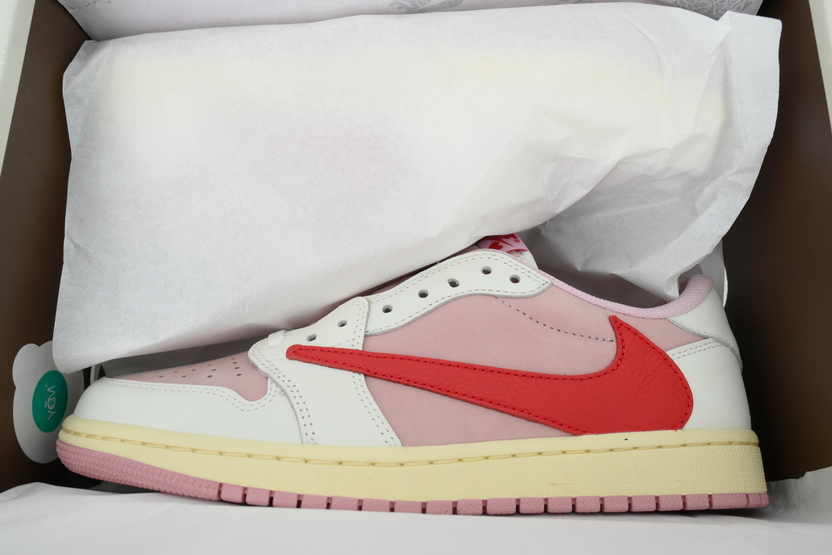 Travis Scott x Air Jordan 1 Low Red Tick IQ7604-101