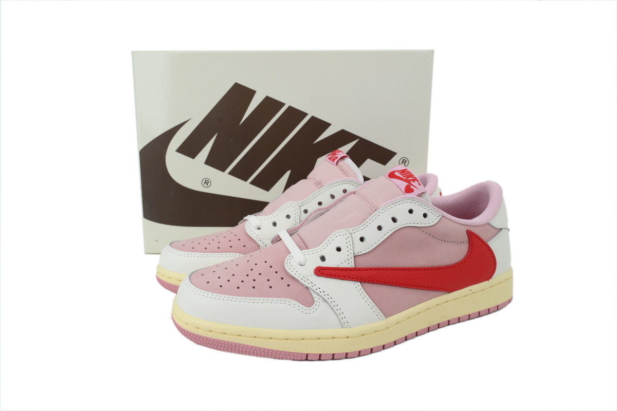 Travis Scott x Air Jordan 1 Low Red Tick IQ7604-101