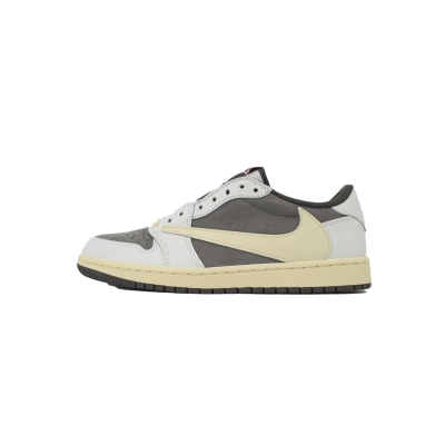 Travis Scott x Air Jordan 1 Low White Brown Barb DM7866-162 01