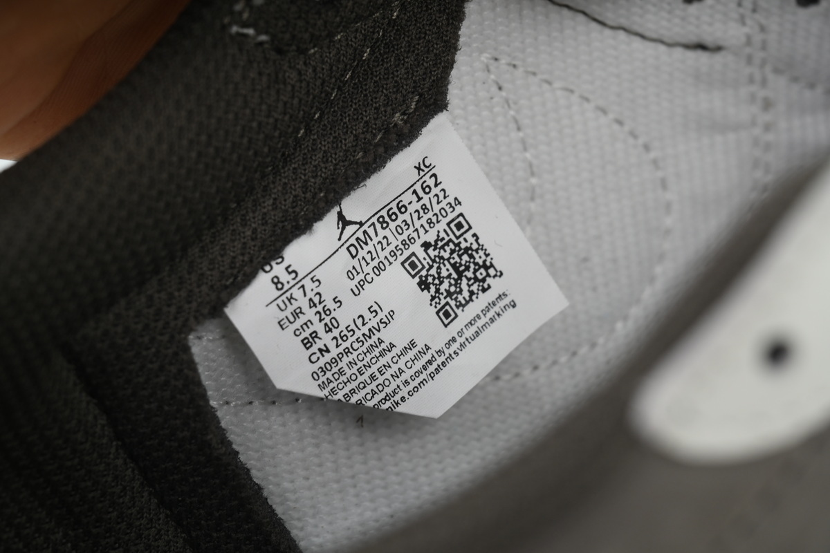 Travis Scott x Air Jordan 1 Low White Brown Barb DM7866-162