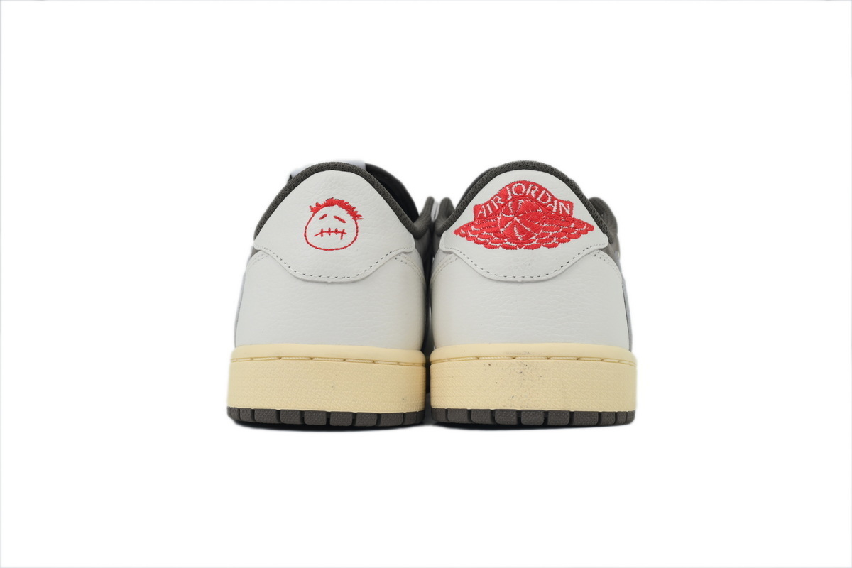 Travis Scott x Air Jordan 1 Low White Brown Barb DM7866-162